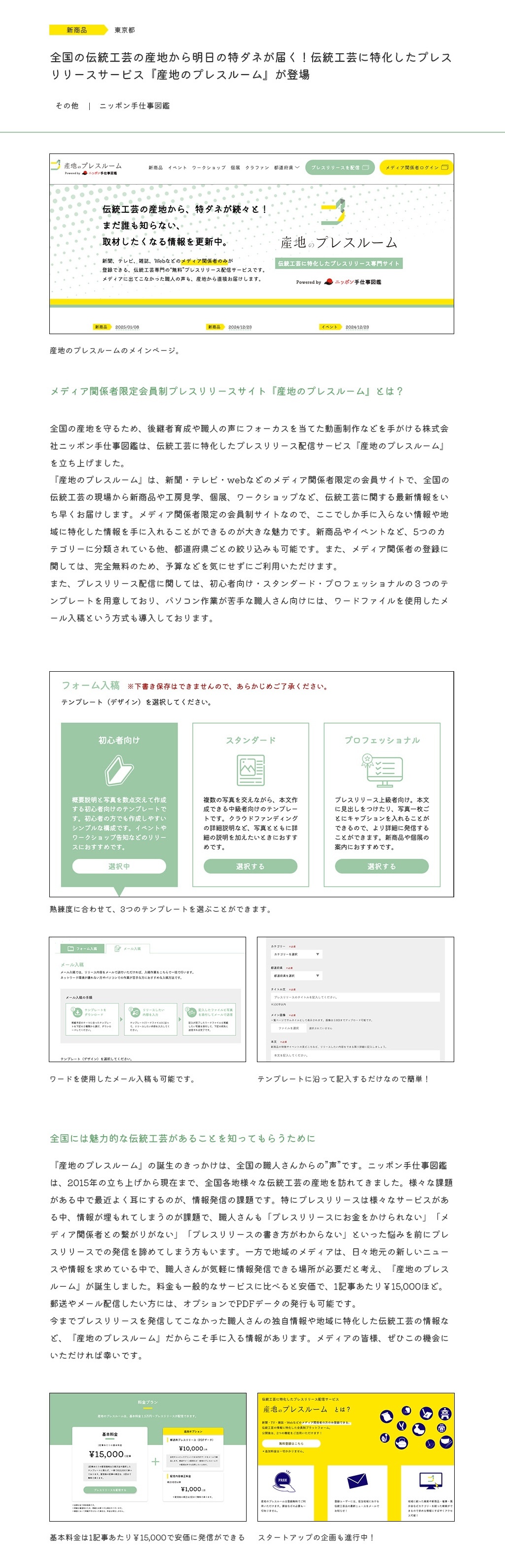 プロフェッショナルテンプレートサンプル